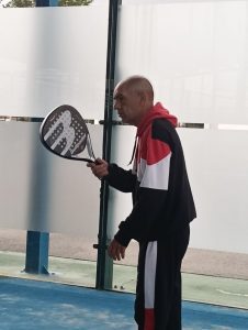 Jesús en el pádel